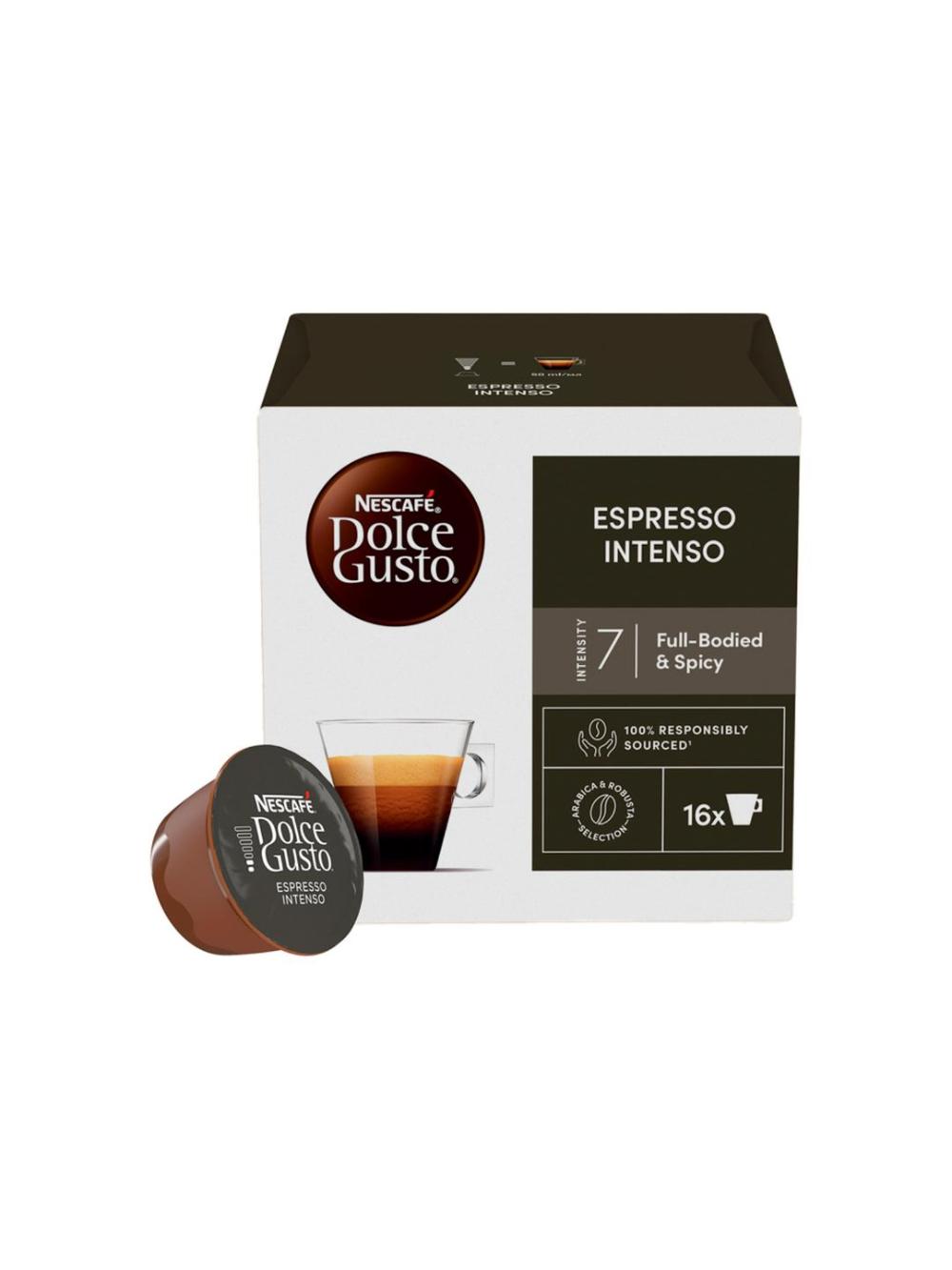 Nescafe DG Espresso Intenso кофе в капсулах 112гр. 1/3шт 1