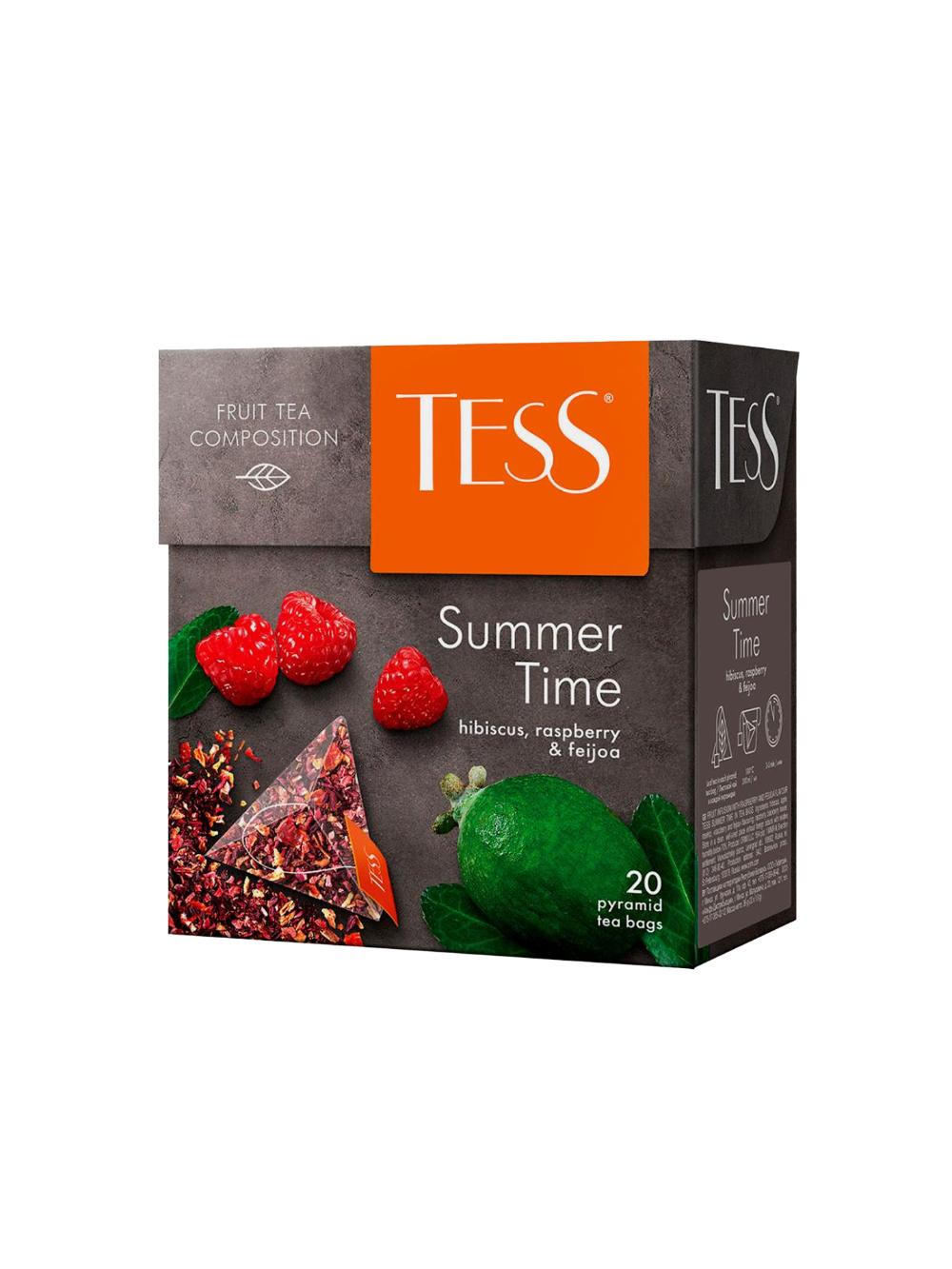 TESS o'tli choy SUMMER TIME piramida (1.8gr x 20paket) x 12 1