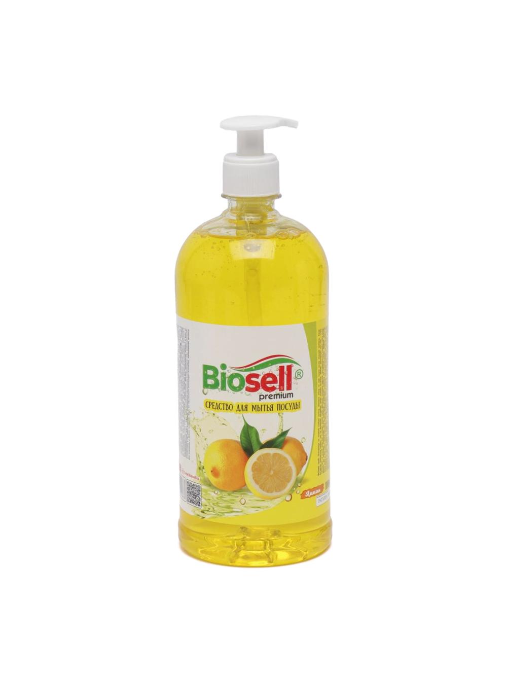 Idish yuvish uchun gel Biosell Premium "Limon", 1 l 1