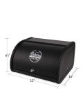 Qopqoqli metall non qutisi Bakery 2