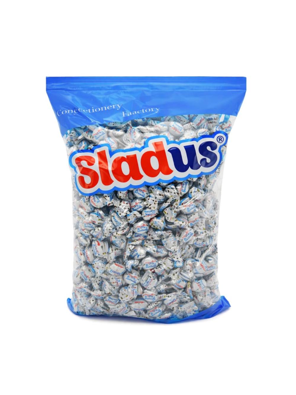 Qarsildoq sharchali sutli konfetlar "Sladus Milk Grash" 1 kg 1