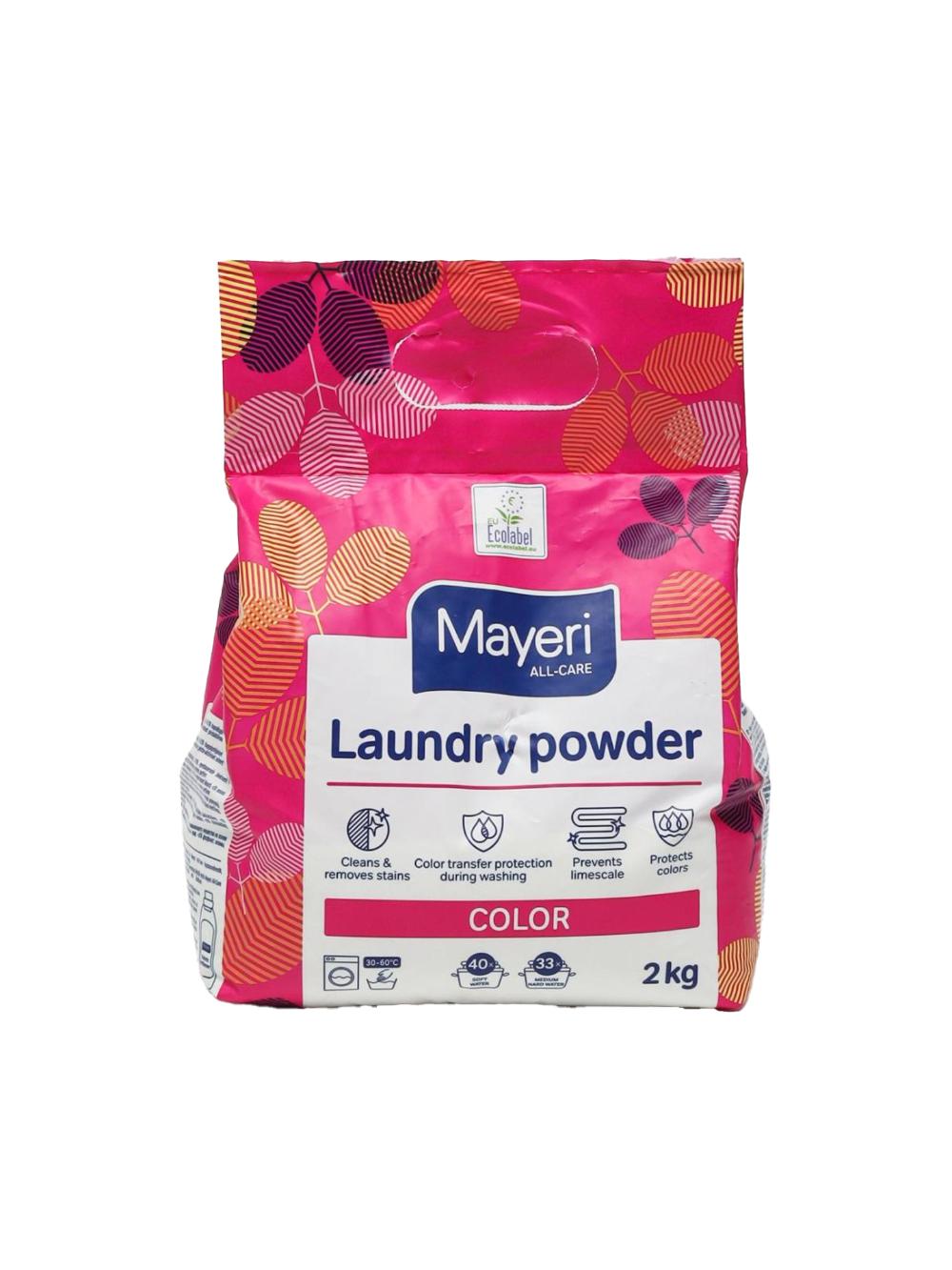 Mayeri All-Care kir yuvish kukuni Color, 2kg*4, P829 1