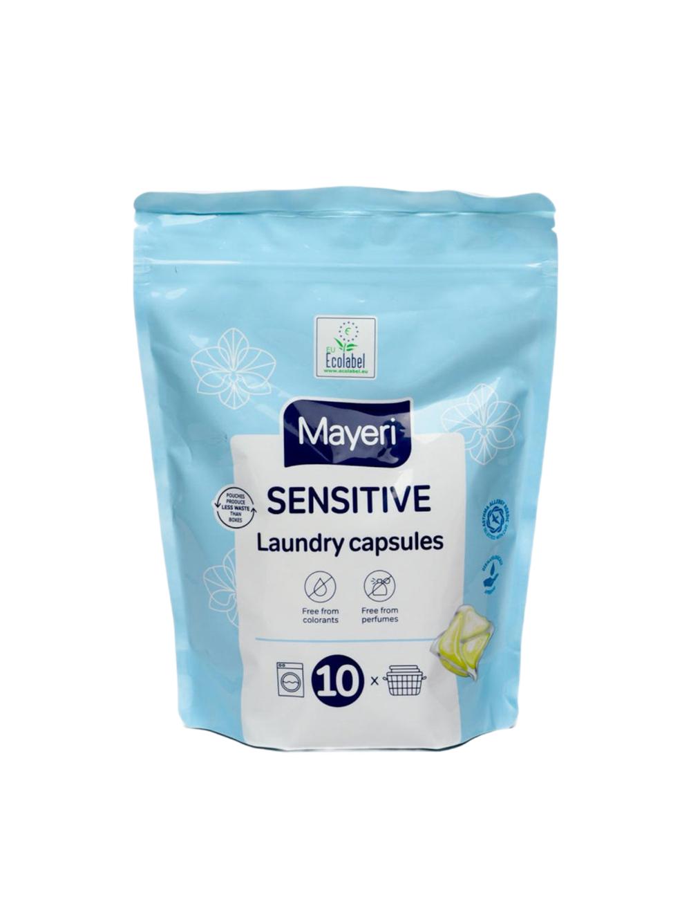 Капсулы для стирки белья MAYERI Sensitive, 10шт*12, F5412 1