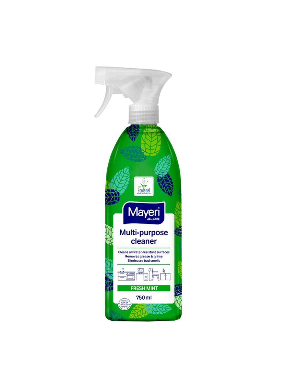 MAYERI ALL-Care triggerli universal tozalash vositasi, Yangi yalpiz, 0.75l*12, F202 1