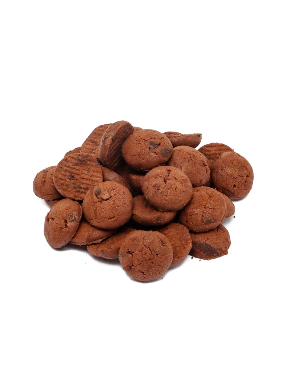 Zarqand shokoladli yog'li pechene, kakao va glazur bo'laklari bilan, 2.2 kg 1