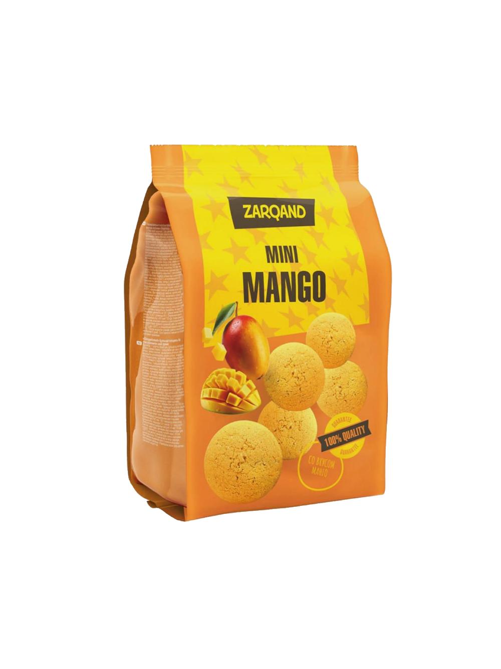 Печенье MINI MANGO со вкусом манго-йогурт и маракуйя, 180 г, Минимальный заказ 1 Коробка, В коробке 16 упаковок. Цена указана за 1 упаковку 1