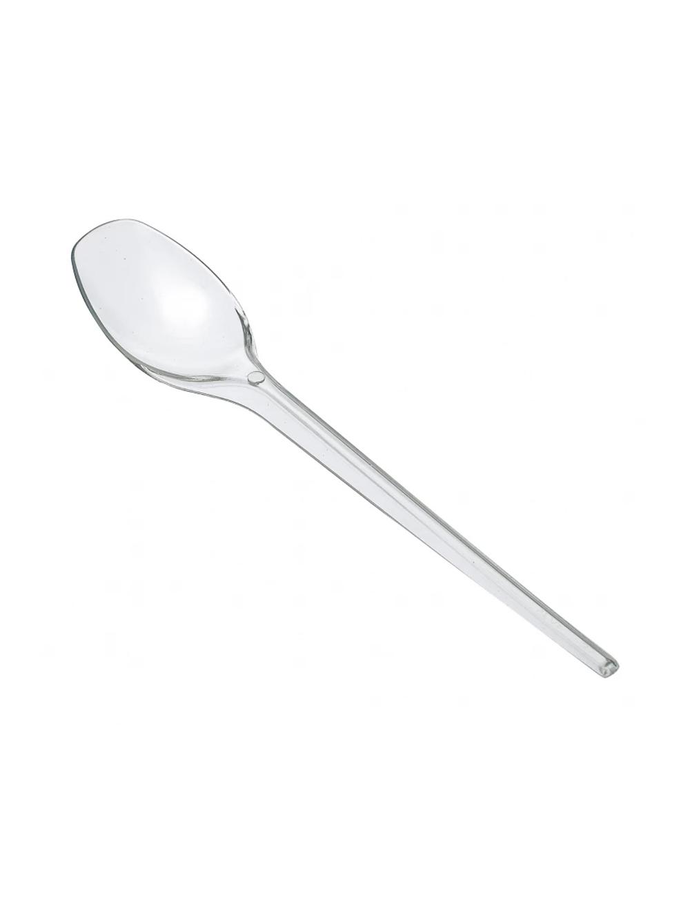 Bir martalik plastik choy qoshiqlar 100 dona 1