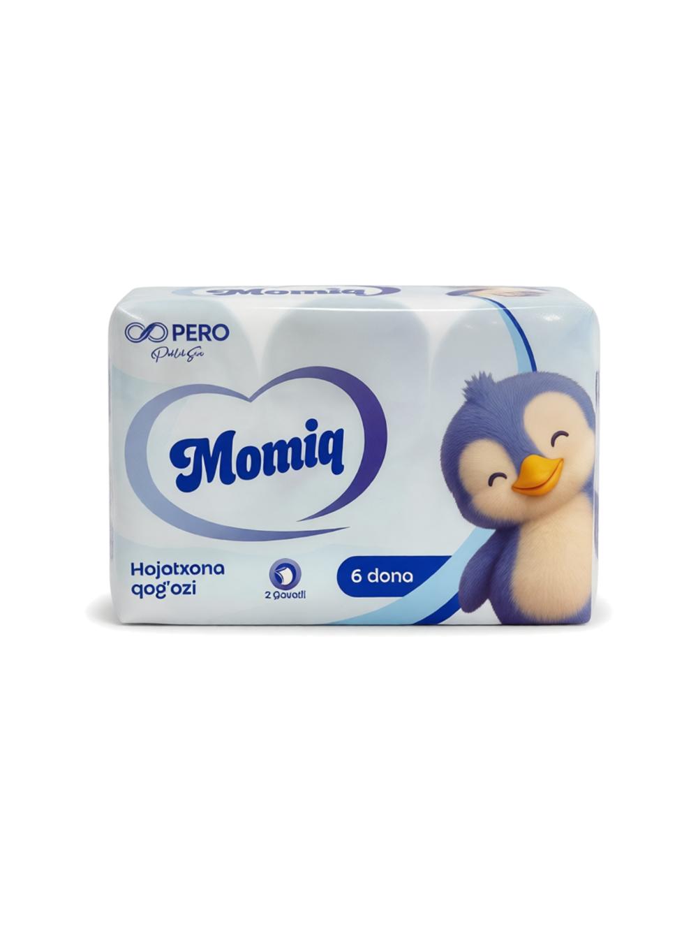 Туалетная бумага Pero Momiq 2 слойная 1