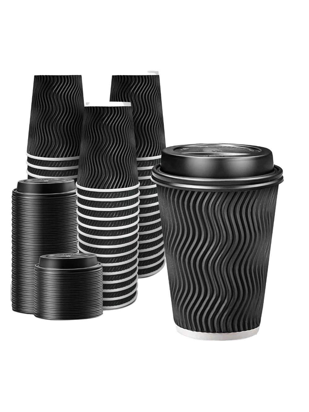 Qo'lda tayyorlangan issiq ichimlik stakanlari, 300 ml, 100 dona 2
