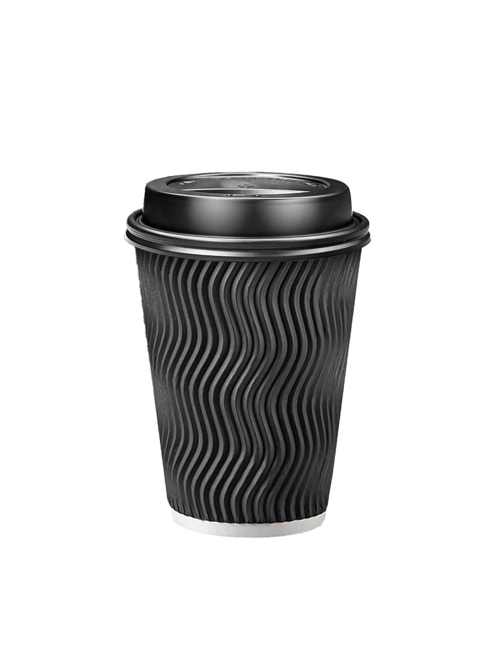 Qo'lda tayyorlangan issiq ichimlik stakanlari, 300 ml, 100 dona 1