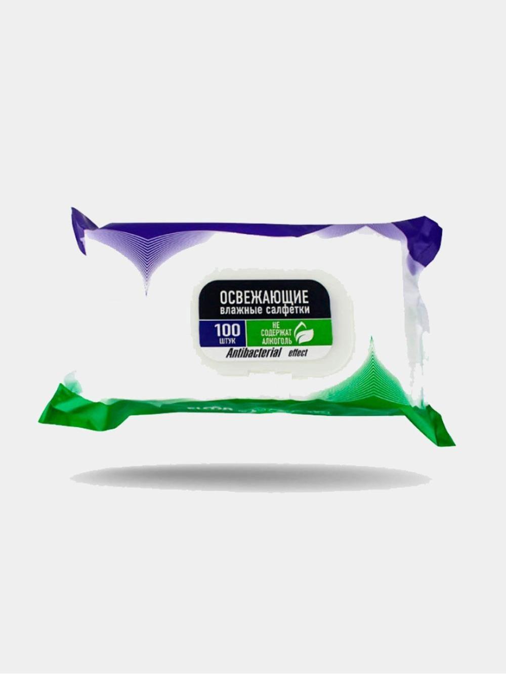 Влажные салфетки Antibacterial 100/18 (511) 1
