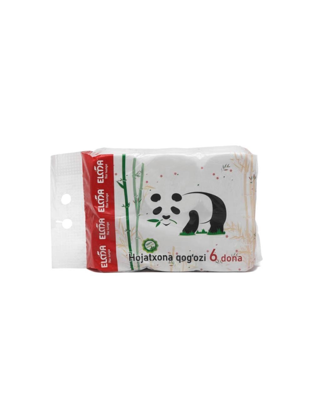 Туалетная бумага Panda Asian Pack 6 рул (100) 1