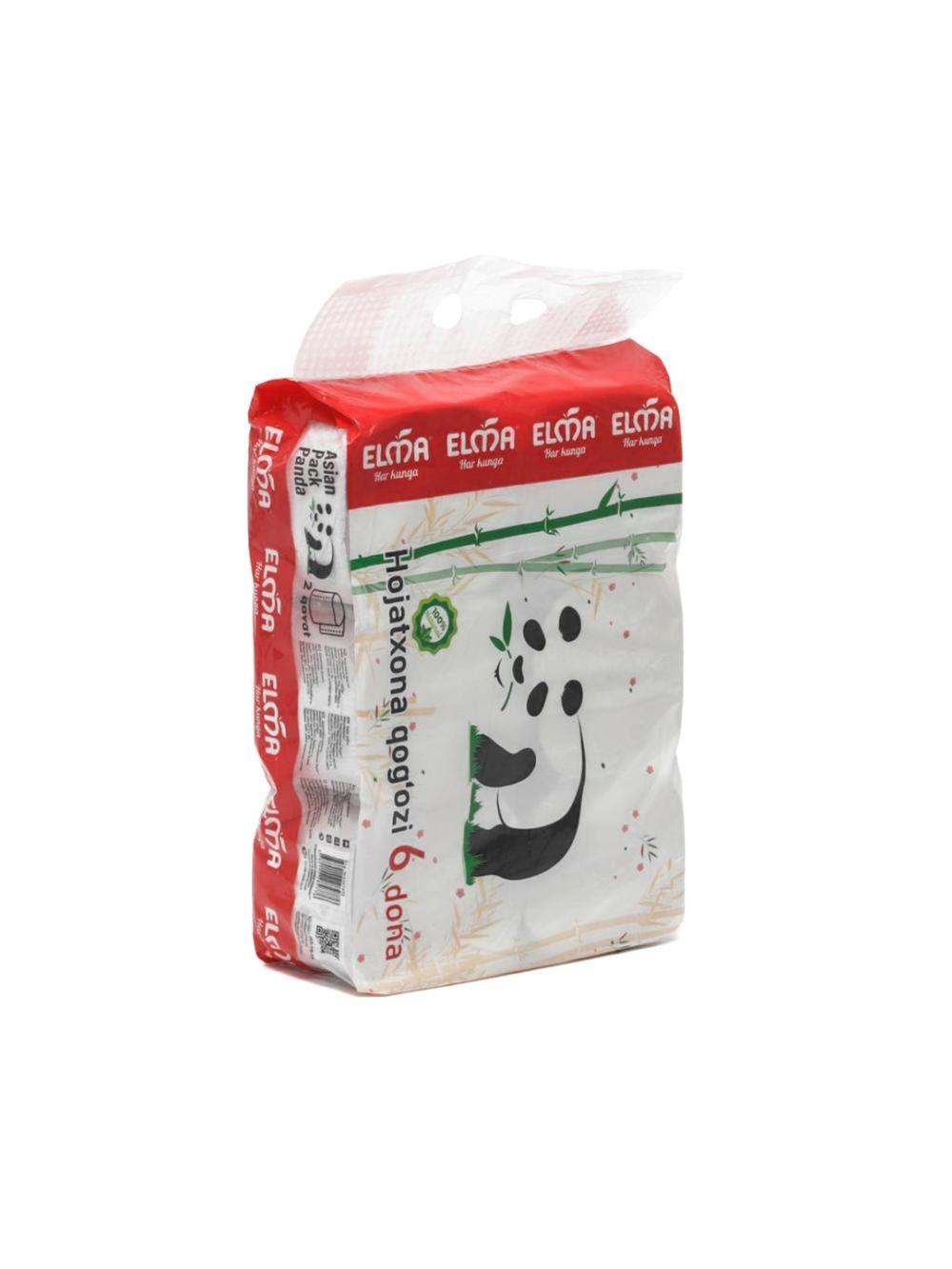 Туалетная бумага Panda Asian Pack 6 рул (100) 2