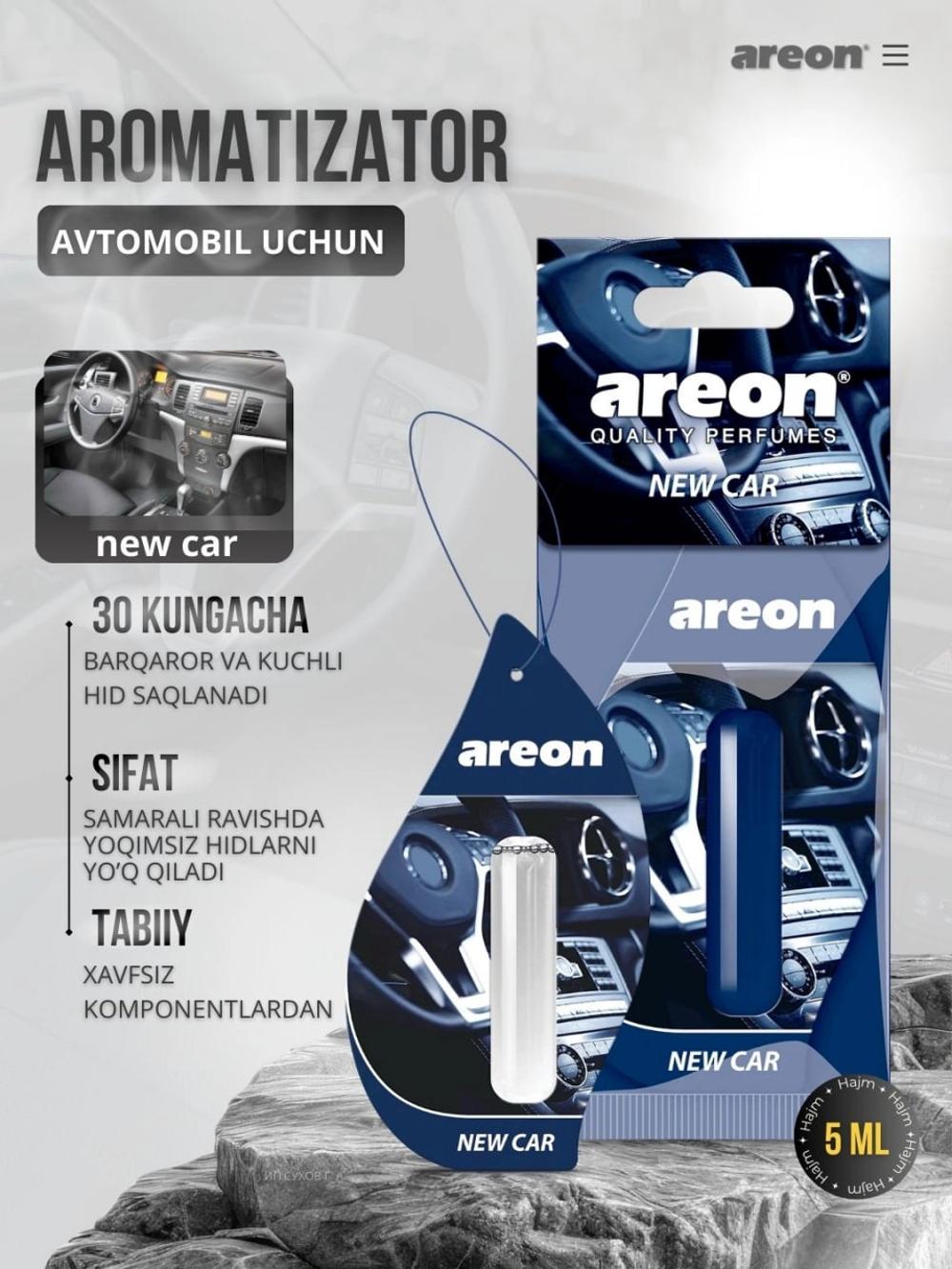 Asvijitil avto Areon Mon Liquid 5 ml - mashina uchun asvejitel va hid beruvchi 2