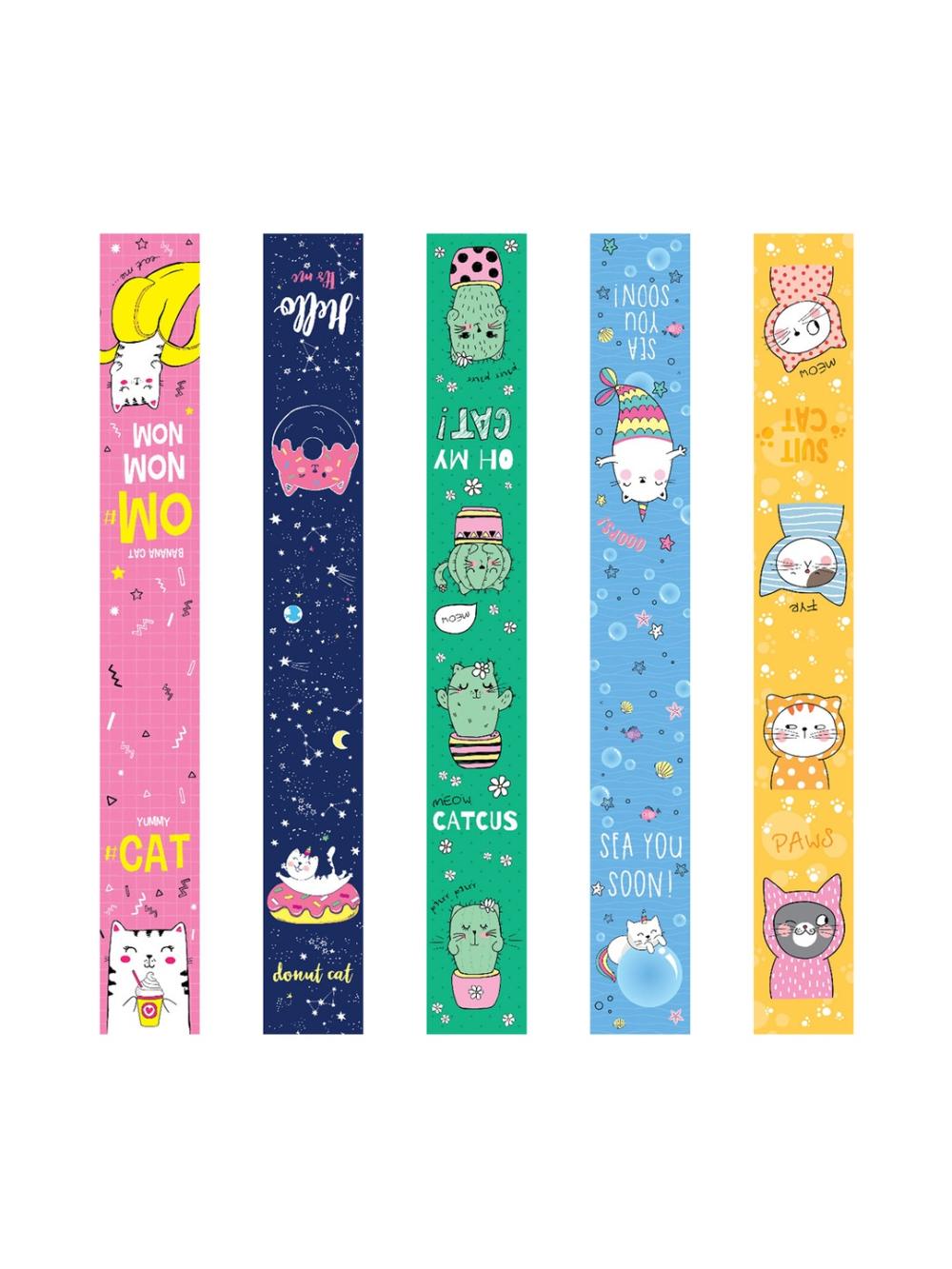 Закладка - магнит для книг, 25*195мм, ArtSpace "Candy cat", блестки (10/1000) 339179. Минимальный заказ 1 упаковка в упаковке 10 шт. Цена указана за 1 упаковку 1