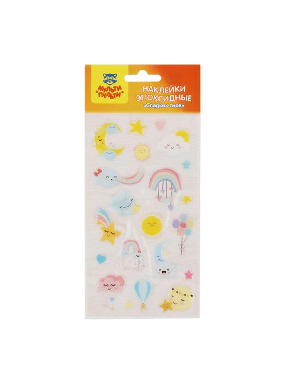 Gelli stikerlar Multi-Pulti "Sladkix snov", 10*22sm, 21 dona stiker, alohida qadoq, yevropodves (5/600) ES_40039. Minimal buyurtma 1 qadoq. Qadoqda 5 dona. Narx 1 qadoq uchun ko'rsatilgan. 1