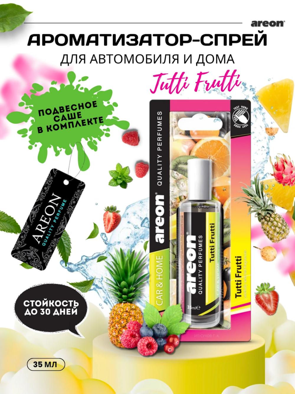 Ароматизатор Areon Perfumes 35 мл, парфюм для машины и дома, освежитель воздуха 1