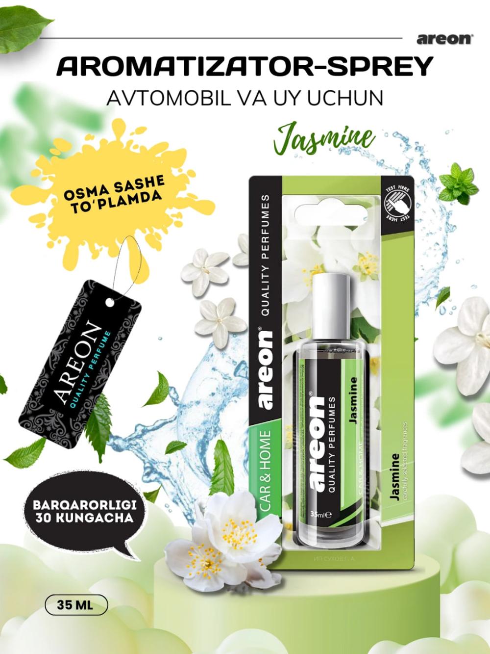 Avtomobil aromatizator Areon Perfumes 35 ml, mashina va uy uchun parfyum, havo yangilagich 2