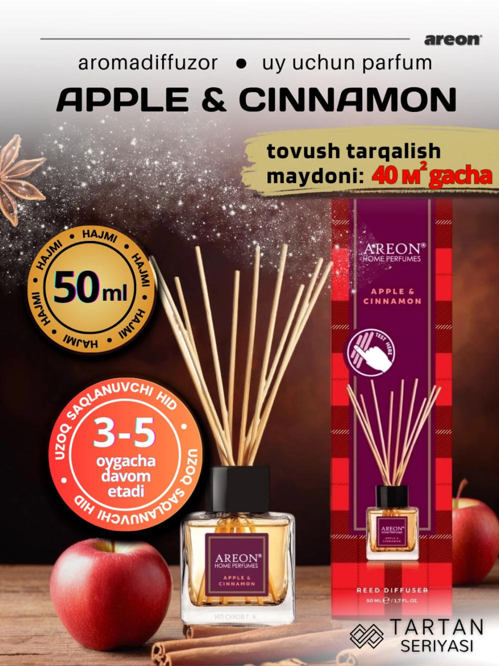 Ароматизатор для дома Areon home Tartan, 50 мл 2