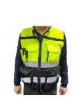 Жилет строительный светоотражающие с 5 карманами Vaultex reflective material ENISO 20471 2