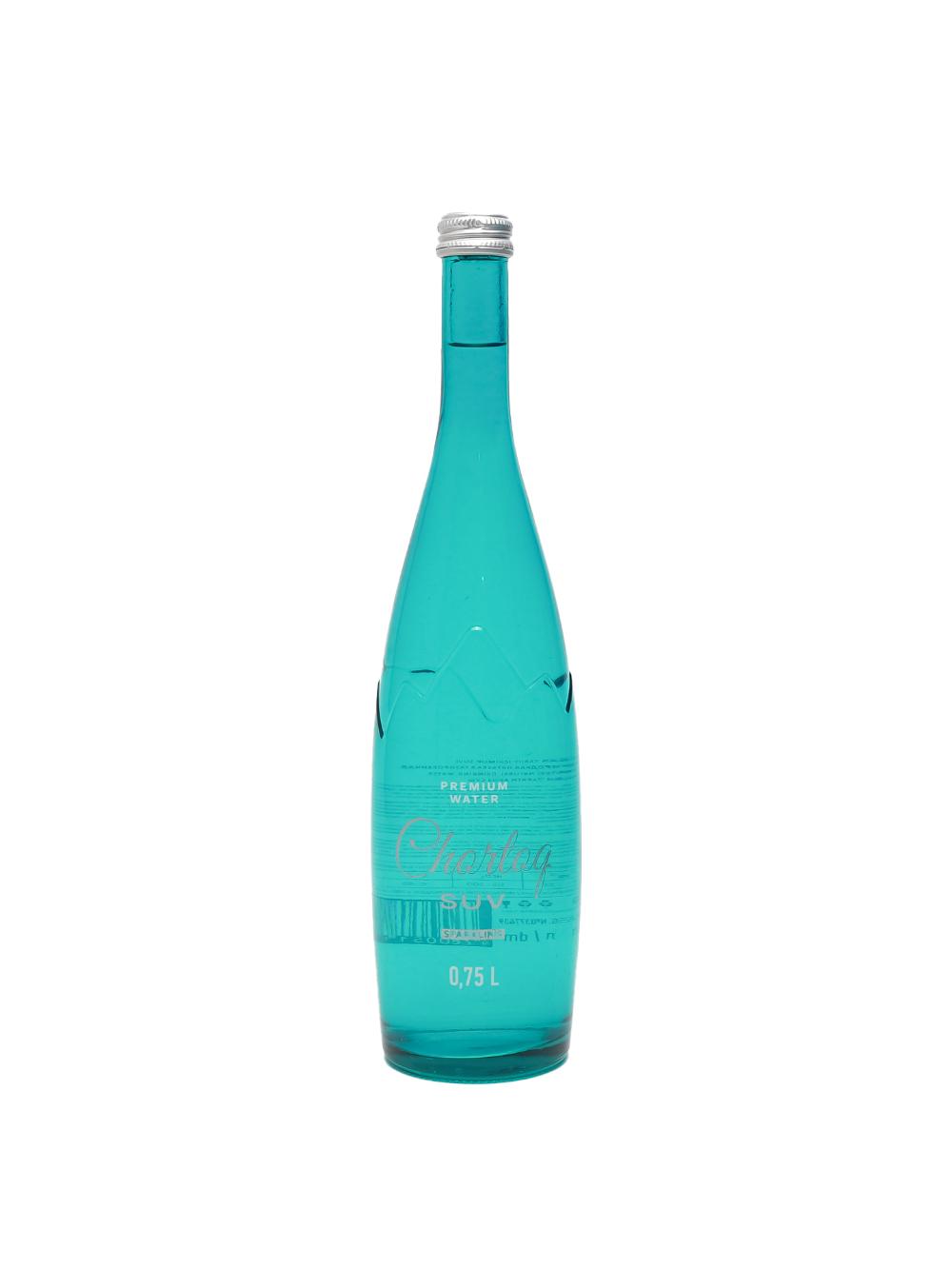 "Chortoq suv" gazlangan Premium Water Sparkling 0,75 litr (Narxi blok uchun ko‘rsatilgan. 1 blokda 9 dona) 1