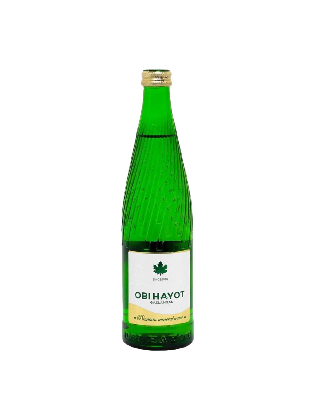 «Obi Hayot» gazlangan mineral suvi 0.5L (Narxi blok uchun ko‘rsatilgan. 1 blokda 12 dona) 2