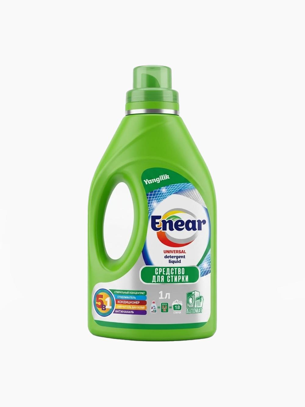 ENEAR suyuq kir yuvish geli, 1 l (qadoqda 10 dona, narx 1 dona uchun ko‘rsatilgan, minimal buyurtma 1 qadoq) 1