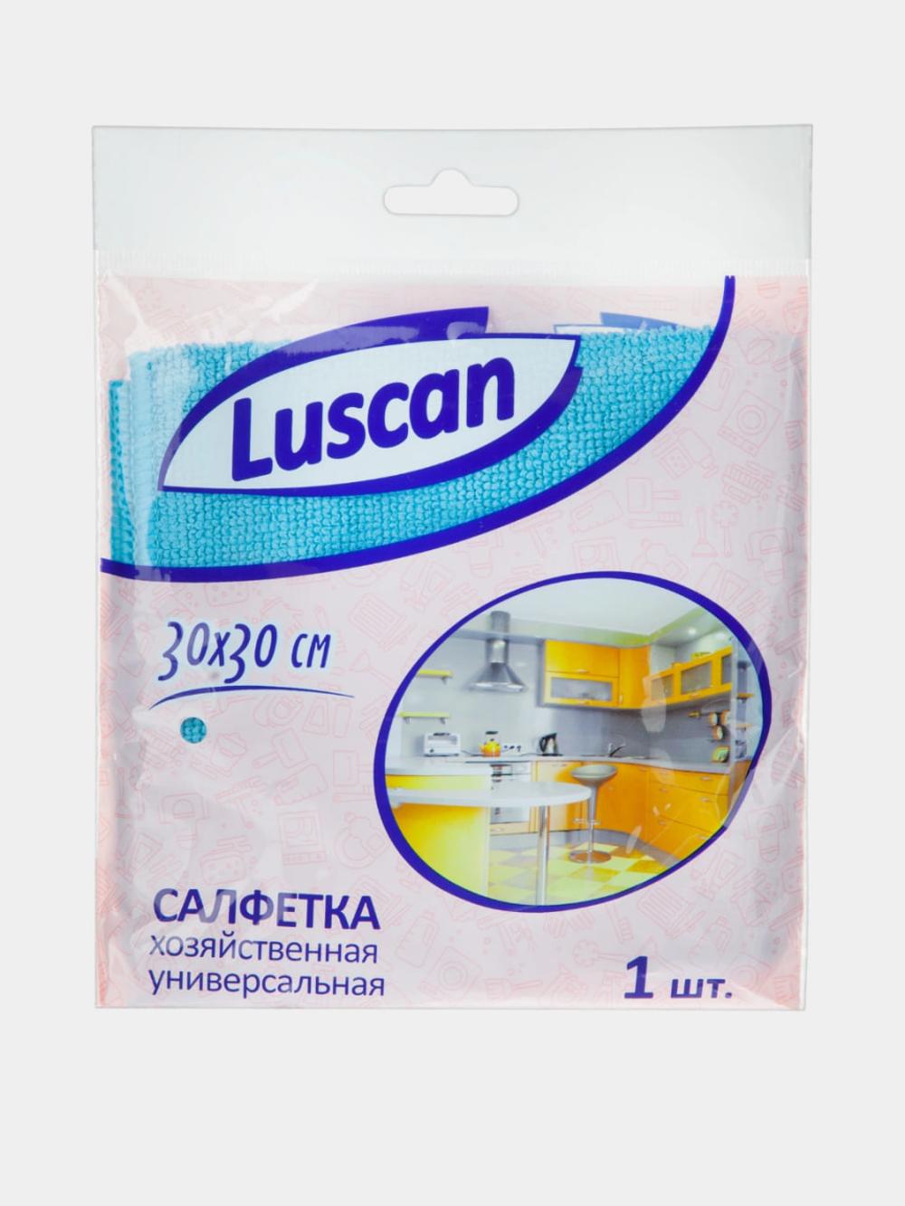 Тряпка для уборки, салфетки для кухни, Luscan микрофибра 30*30 см, для мытья окон и машины 2