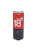 Energetik ichimlik Plus 18+, 330 ml, Qadoqda 12 dona,  narxi bir qadoq uchun ko‘rsatilgan 2