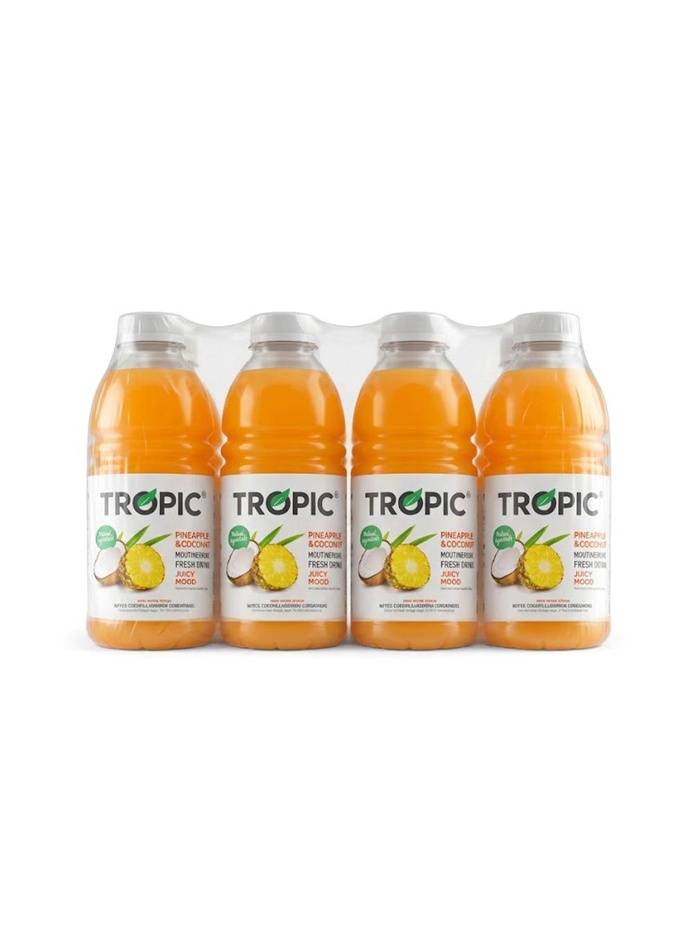 Напиток Tropic Ананас и Кокос, 1 л, В упаковке 8 шт, Цена указана за упаковку 1