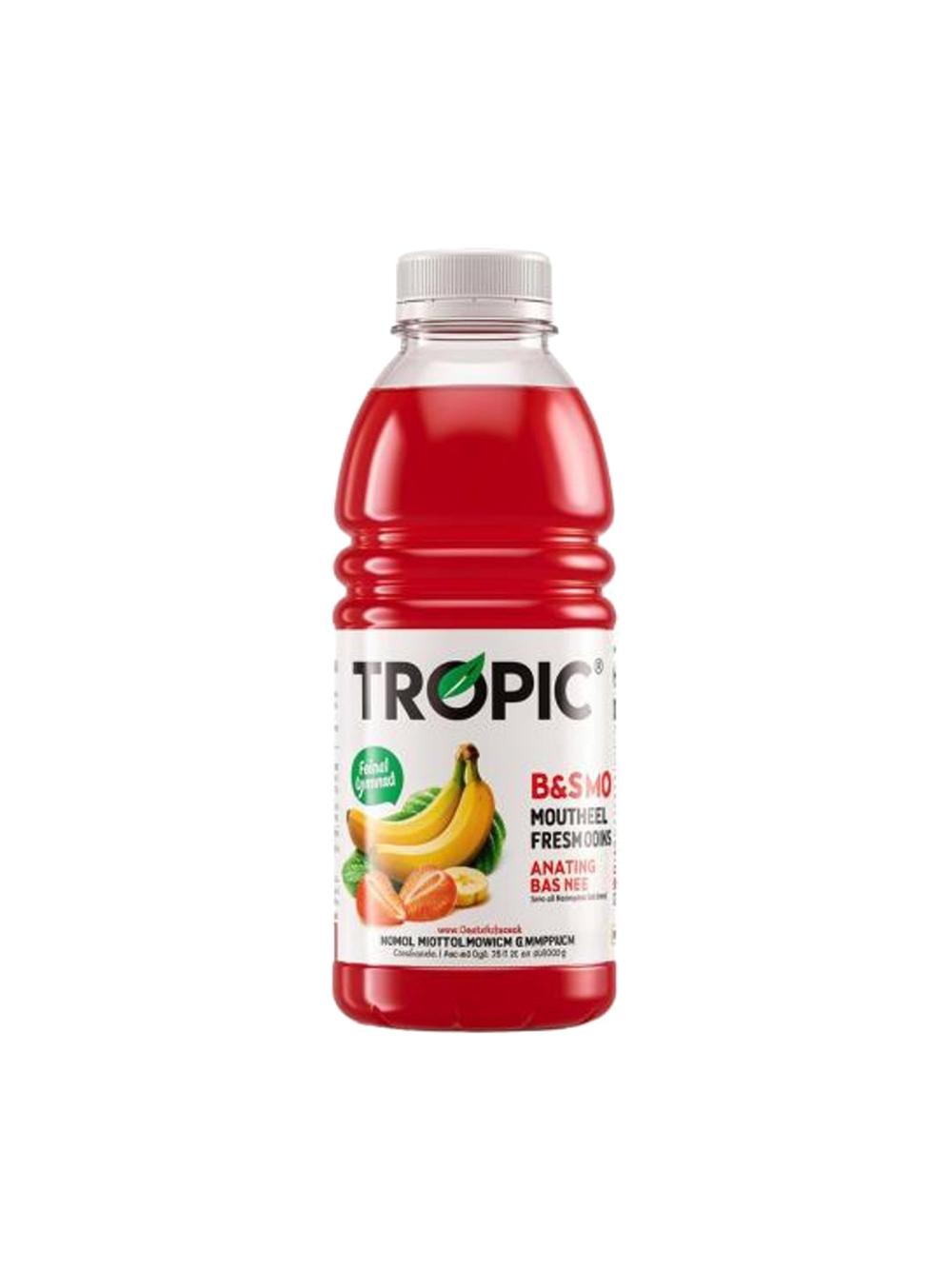Tropic Banan-qulupnay ichimligi, 1 l, qadoqda 8 dona, narxi bir qadoq uchun ko‘rsatilgan 2