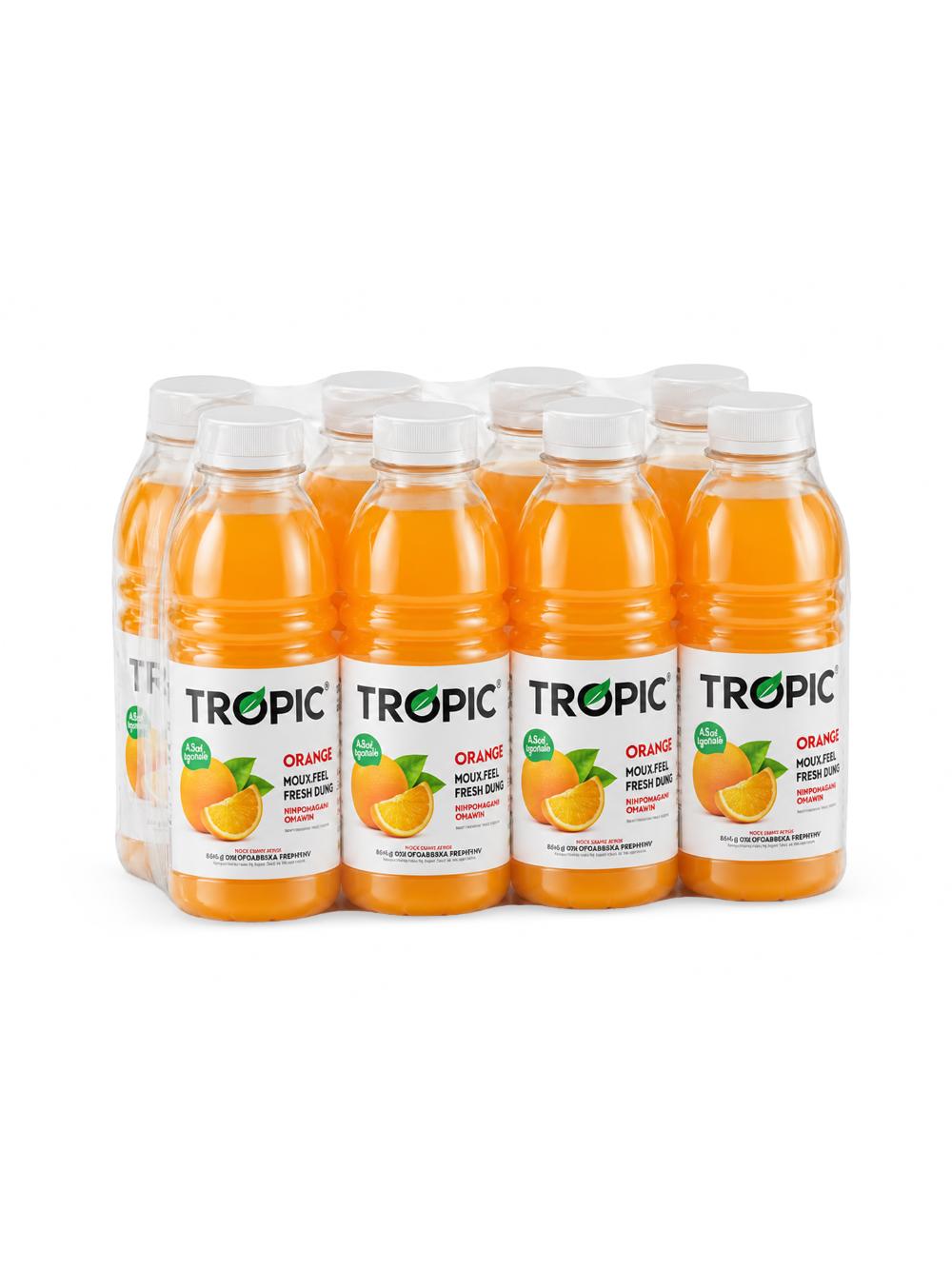 Напиток Tropic Апельсин, 1 л, В упаковке 8 шт, Цена указана за упаковку 1
