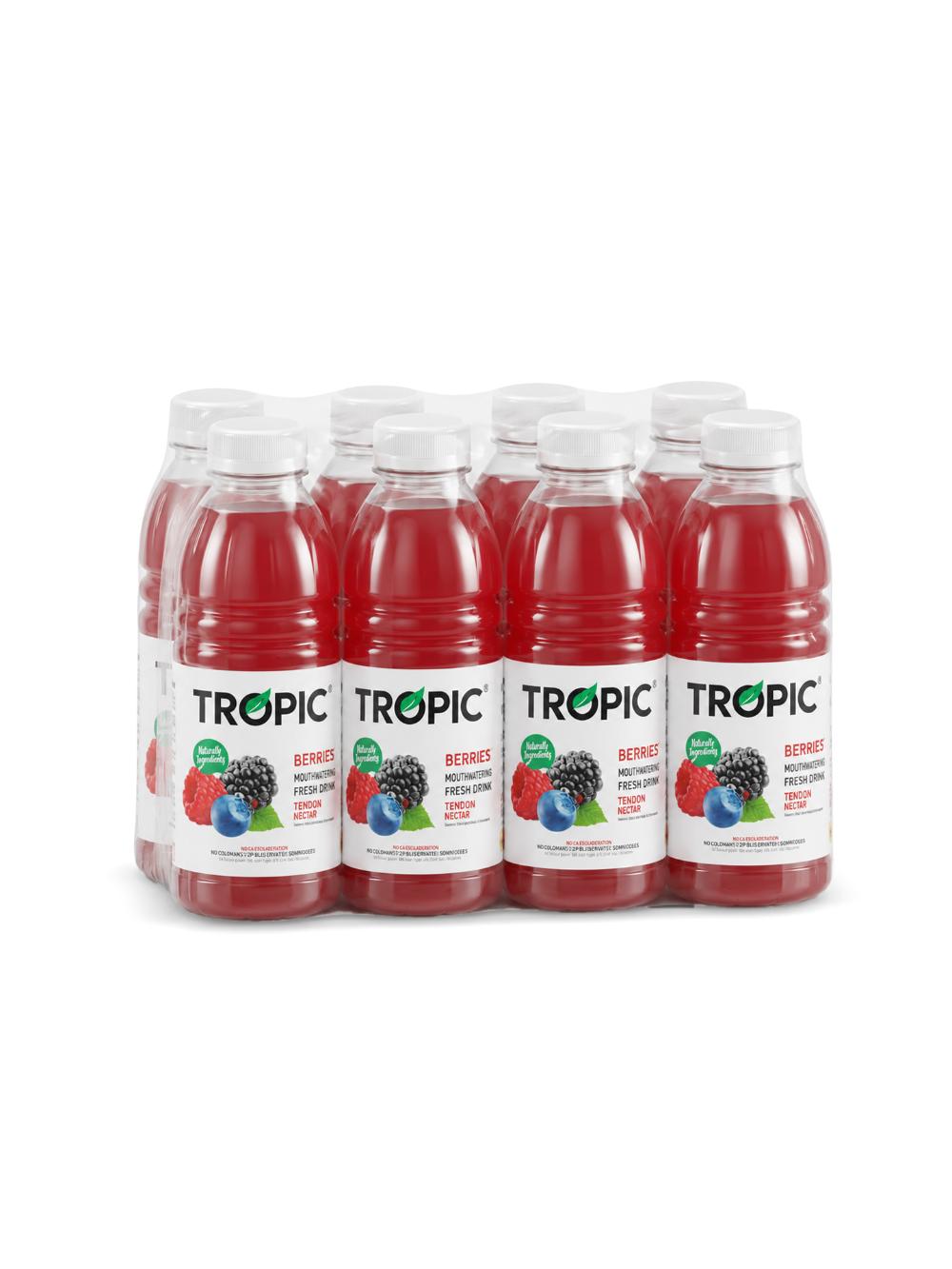 Напиток Tropic Ягоды, 1 л, В упаковке 8 шт, Цена указана за упаковку 1