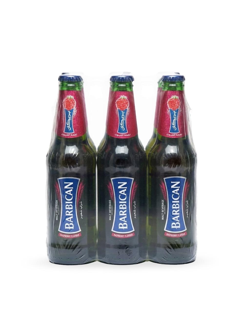 Alkogolsiz ichimlik Barbican Qulupnay, 330 ml, Qadoqda 6 dona,  narxi bir qadoq uchun ko‘rsatilgan 1