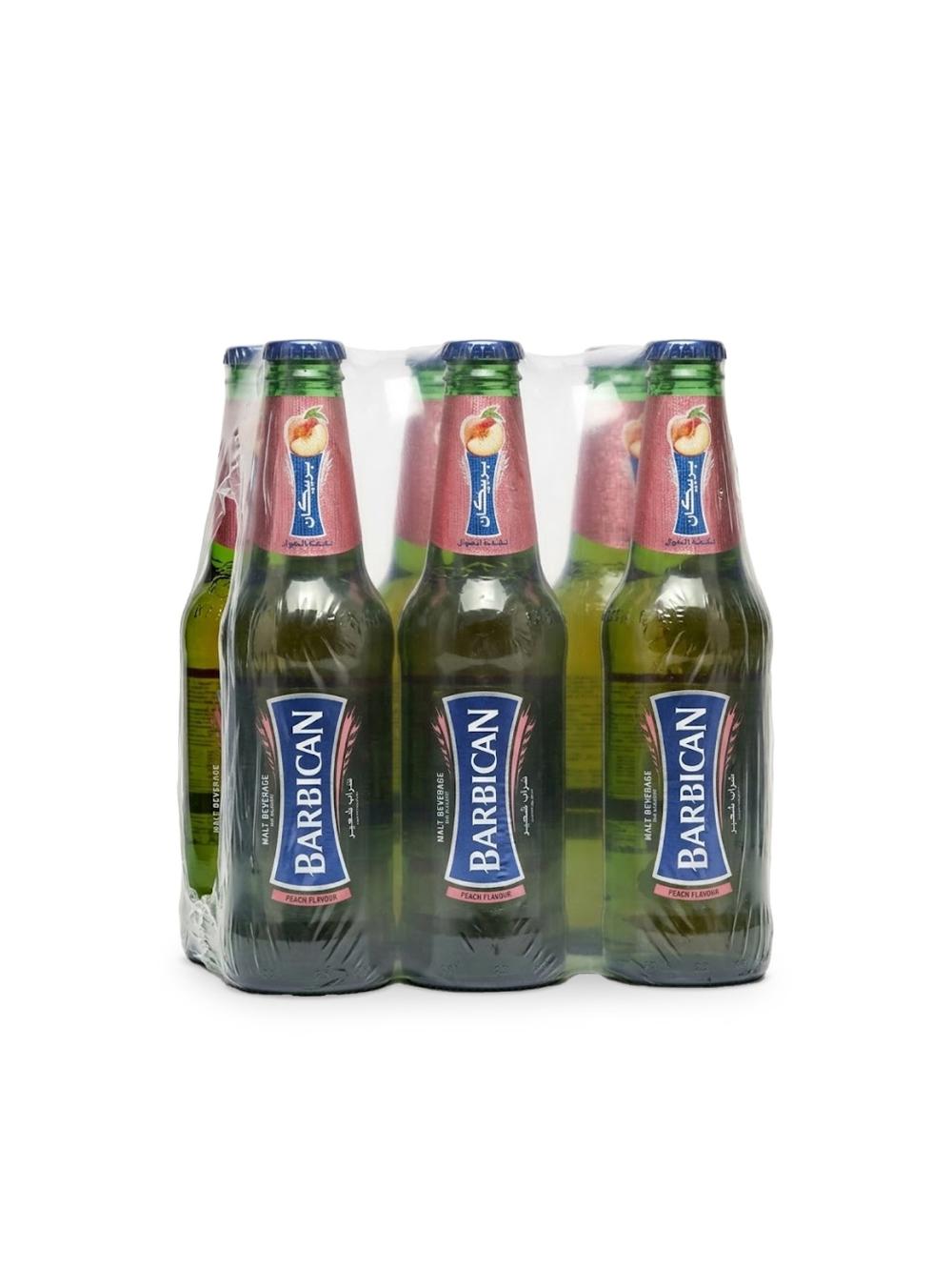 Alkogolsiz ichimlik Barbican Shaftoli, 330 ml, Qadoqda 6 dona, arxi bir qadoq uchun ko‘rsatilgan 1