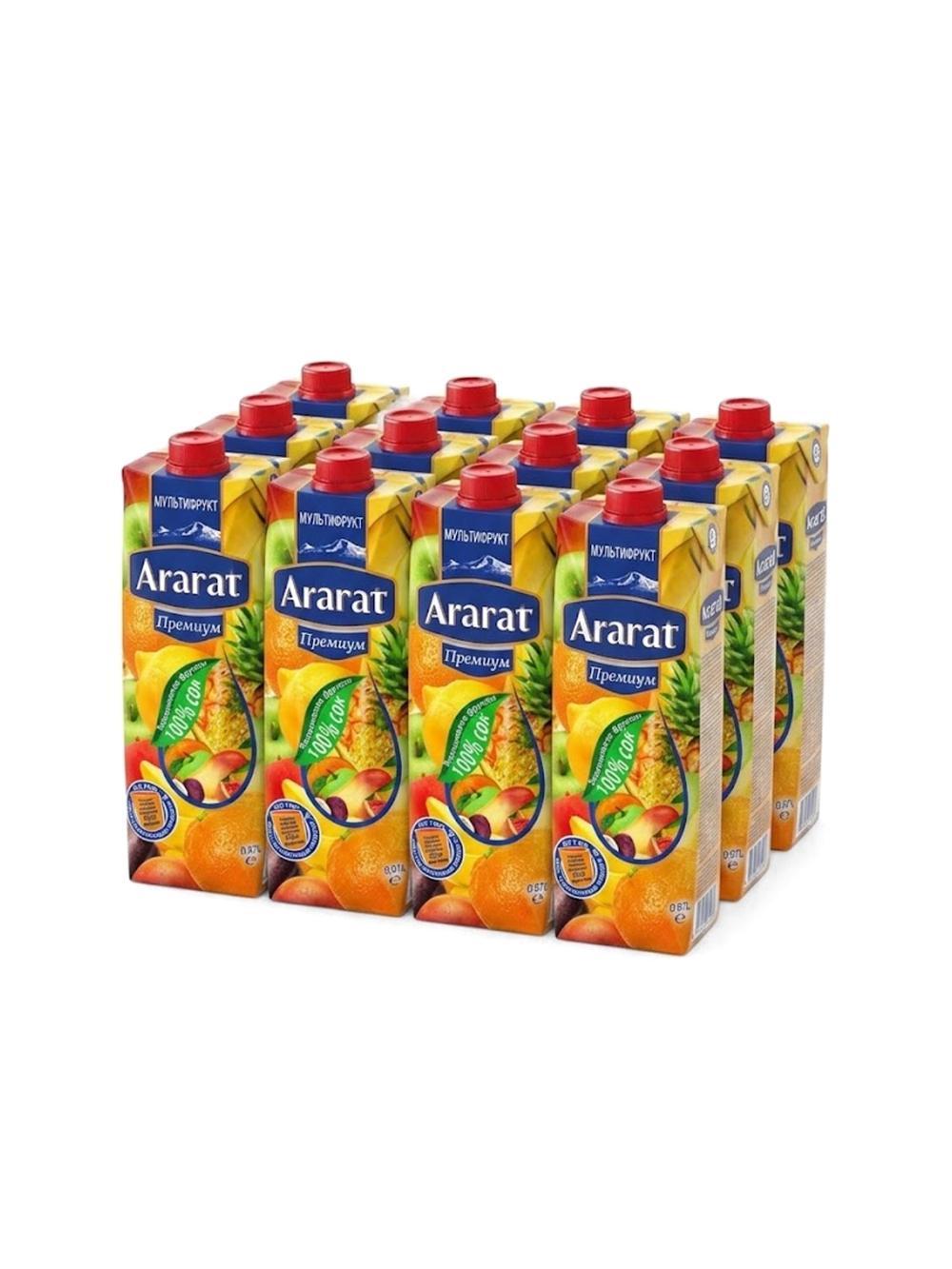 Ararat Premium Multimeva-Tropik sharbati 0.97 l (Narxi 1 dona uchun ko‘rsatilgan. 1 blokda 12 dona) buyurtma nominali 1 blok 1