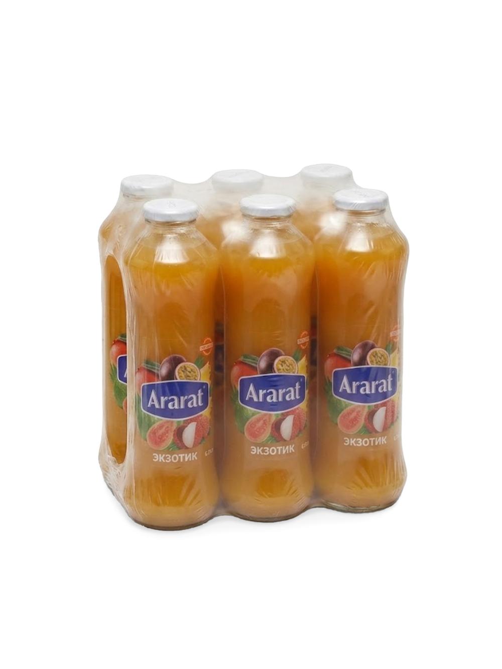 Ekzotik sok 0.75L Ararat (Narxi 1 dona uchun ko‘rsatilgan. 1 blokda 6 dona) buyurtma nominali 1 blok 1