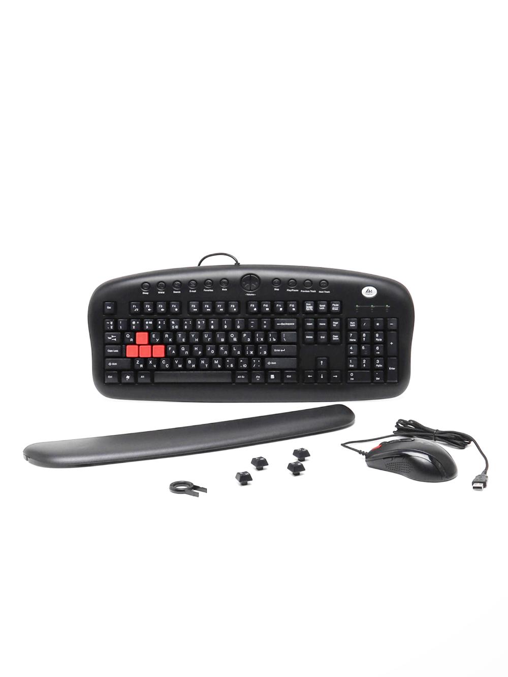 Комплект клавиатуры и мыши A4Tech combo x7 1