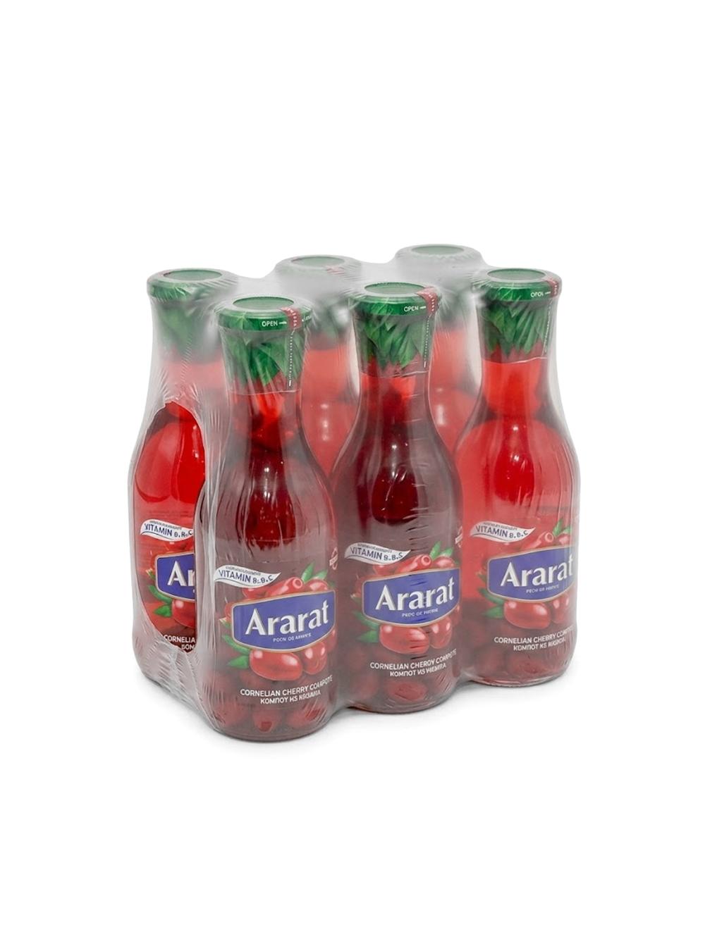 Компот Ararat "Кизила" (Цена указана за единицу, в блоке 6 шт) Минимальный заказ 1 блок 1