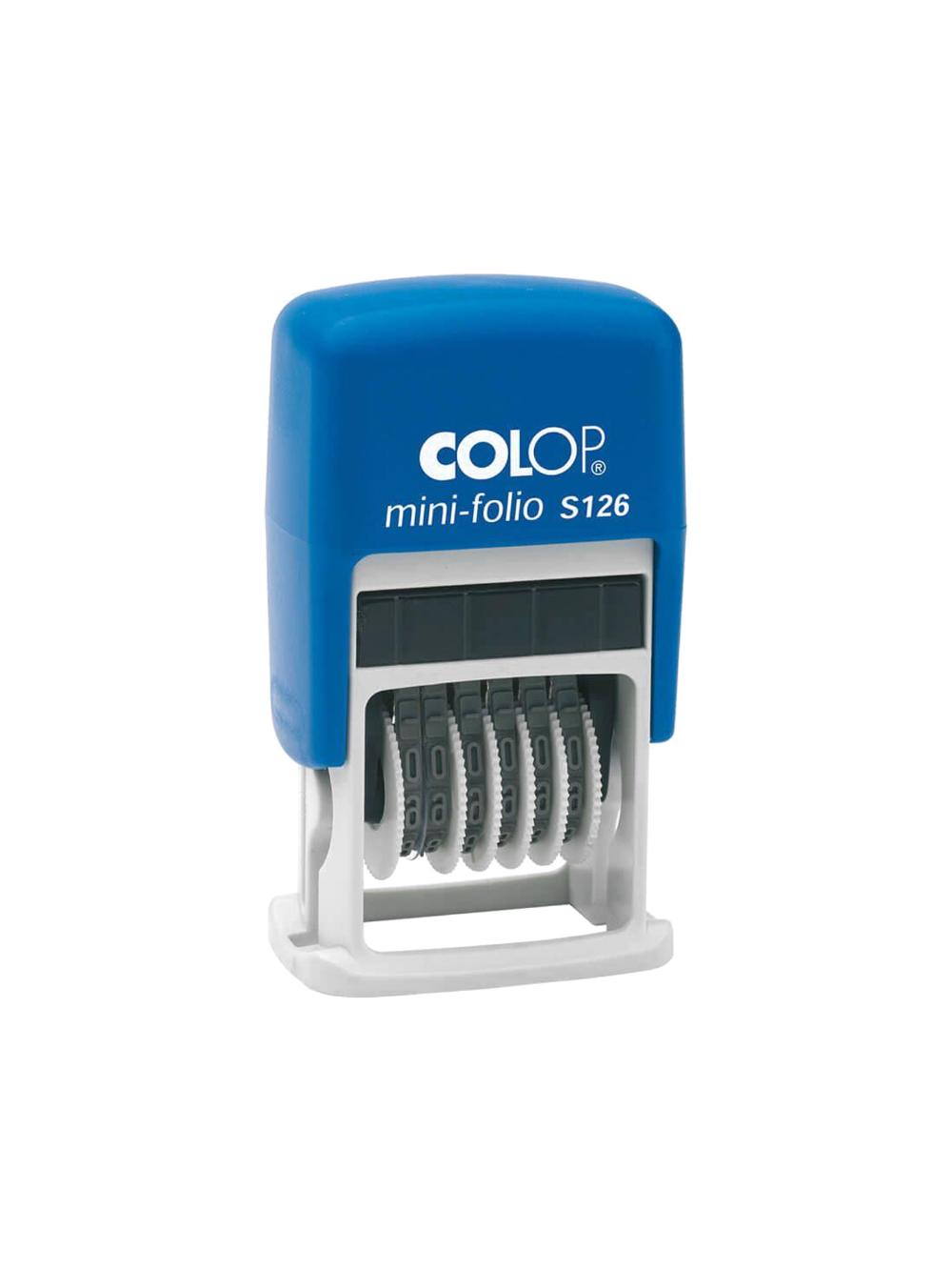 Mini raqamlagich S126 (ko'k/ko'k) Colop 104934 1