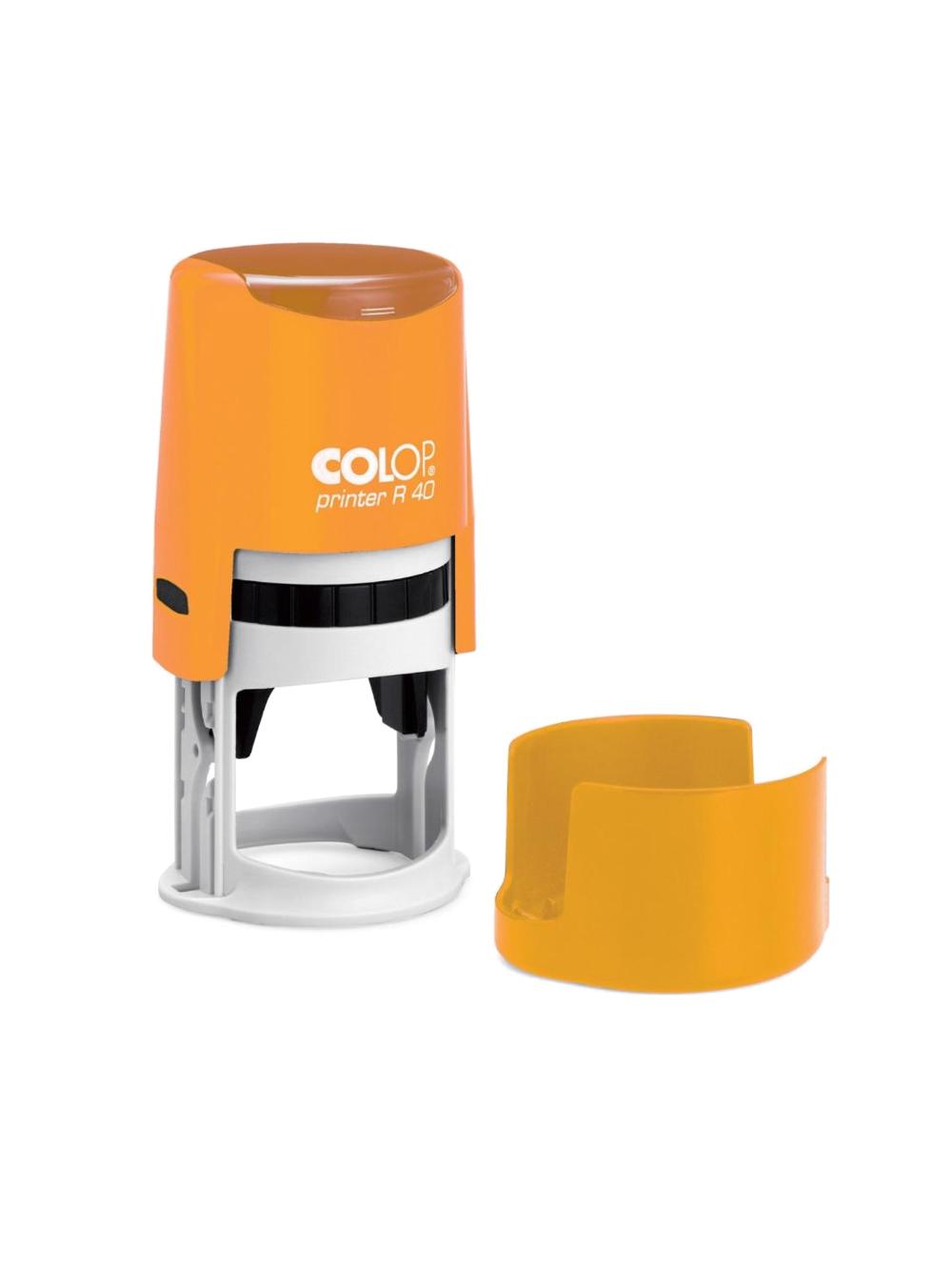 Оснастка Printer R40N (карри/синий), круглая Colop 139230 1