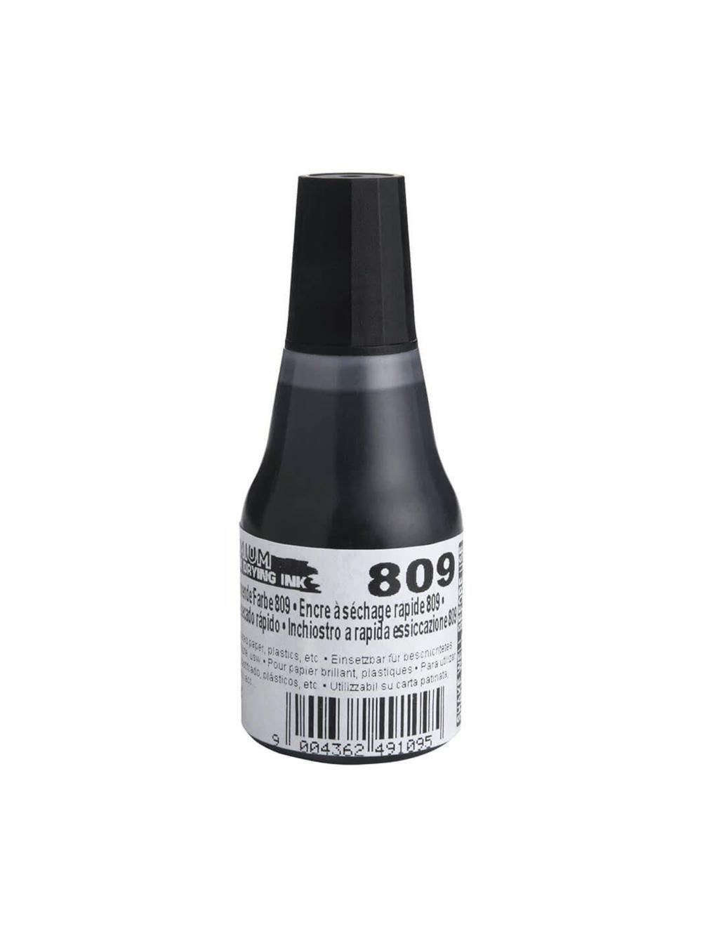 Краска штемпельная быстросохнущая 25мл 809 (черная) Colop 146228 1