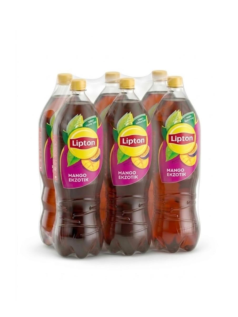 Lipton qora choyi HF "Mango" 1L, Paketda 6 dona, narxi bir qadoq uchun ko‘rsatilgan 1