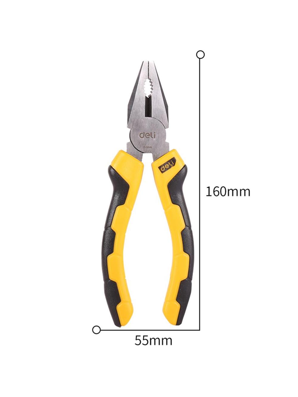 Плоскогубцы 6" Deli D-EDL2006 1