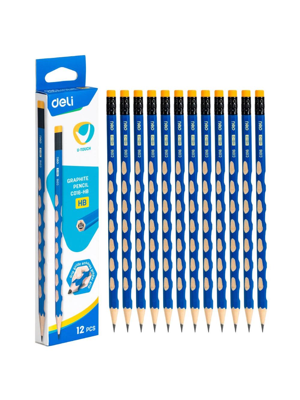 Qalam HB o'chirg'ichli U-TOUCH Deli D-016-EC-HB Buyurtma birligi – 1 dona qadoq. Har bir qadoqda 48 dona mahsulot bor. Narx bir dona mahsulot uchun ko‘rsatilgan. 1