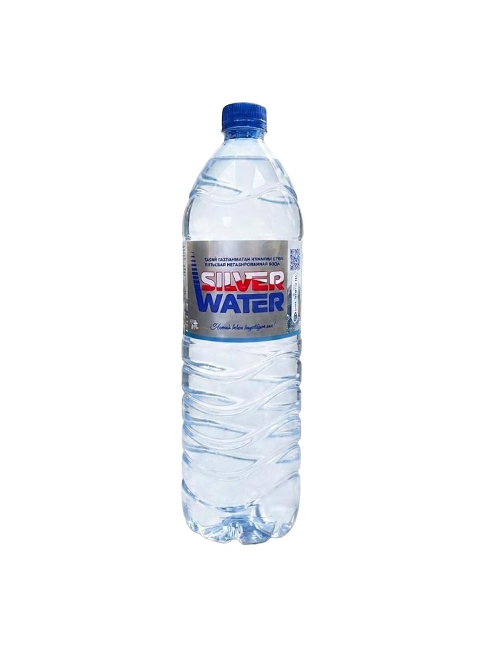 SilverWater mineral suvi 1.5L gazsiz, qadoqda 6 dona, narxi bir qadoq uchun ko‘rsatilgan 2