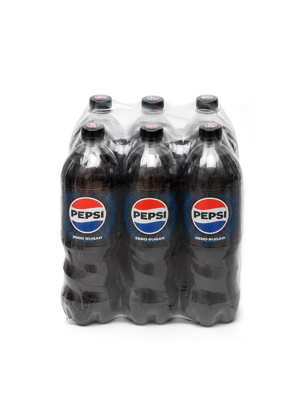Напиток газированный " PEPSI ZERO ", 1 л, В упаковке 6 шт, Цена указана за упаковку 1