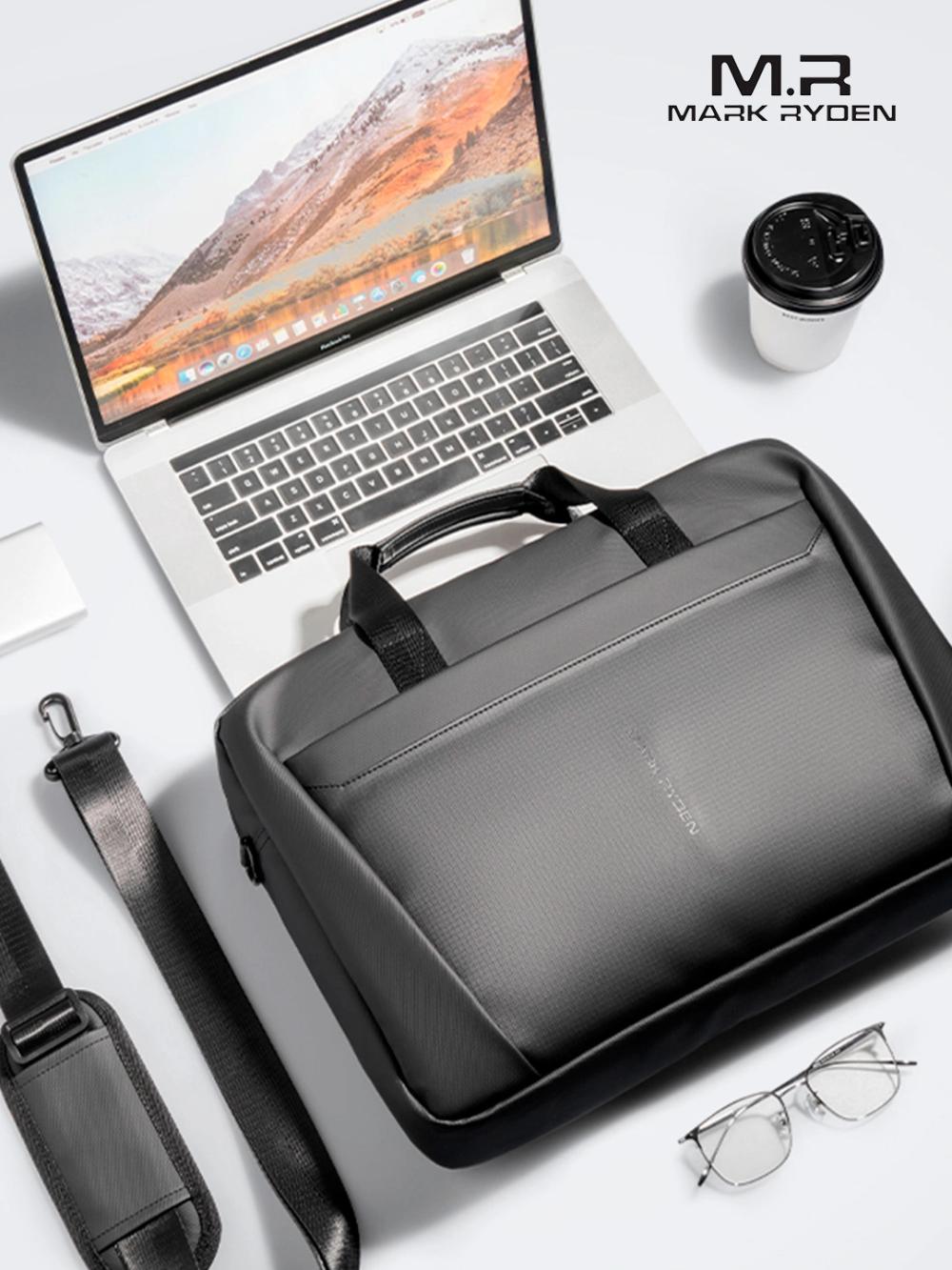 Noutbuk va Macbook sumka Mark Ryden MR616, biznes, yelkali sumka erkaklar va ayollar uchun 4