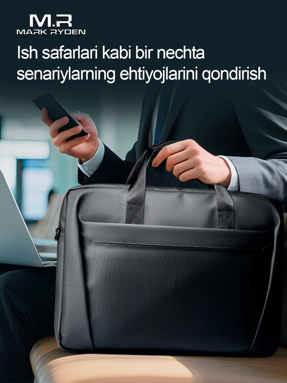 Noutbuk va Macbook sumka Mark Ryden MR616, biznes, yelkali sumka erkaklar va ayollar uchun 1
