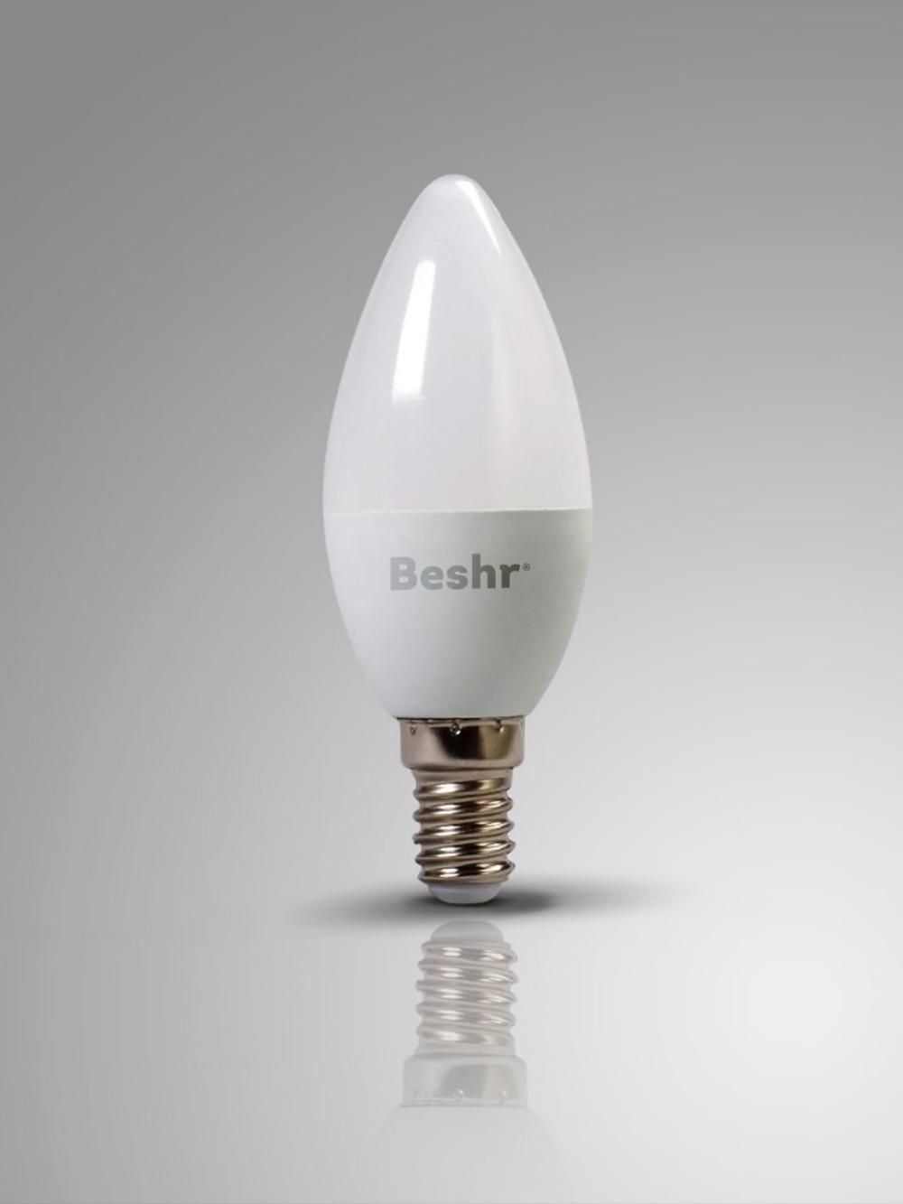 7W 6500K sovuq yorug‘lik diodli lampochkasi, E14 Beshr LED LAMP, energiya tejamkor 2